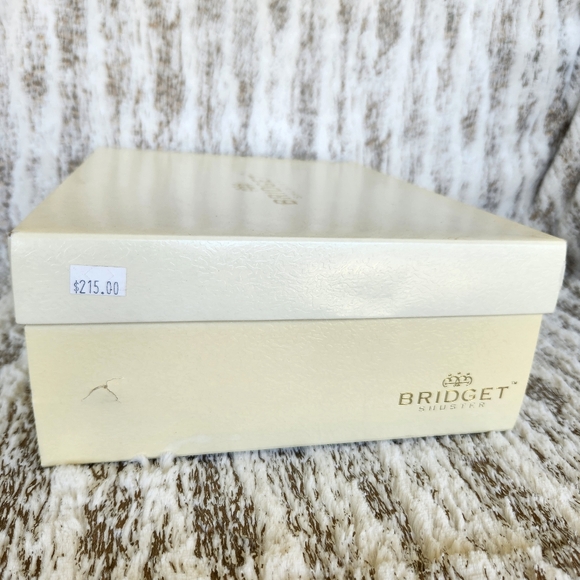 Bridget Shuster "Abba" Metallic Leather Clog Mules Blue Wood | Women's Size 9M - Picture 12 of 13